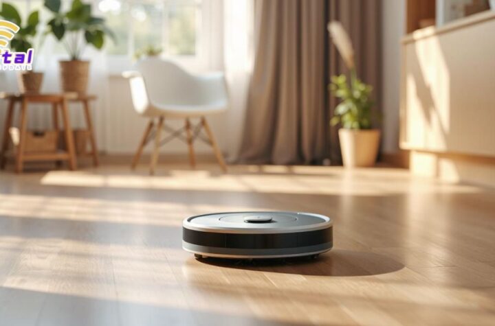 Robot Vacuum Cleaner hemat energi dan ramah lingkungan untuk kebersihan rumah maksimal.